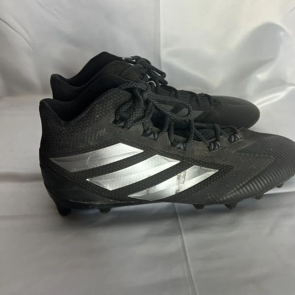 Adidas Freak Carbon Mid | Football Cleats | Black • Silver | Men’s 13 F97423